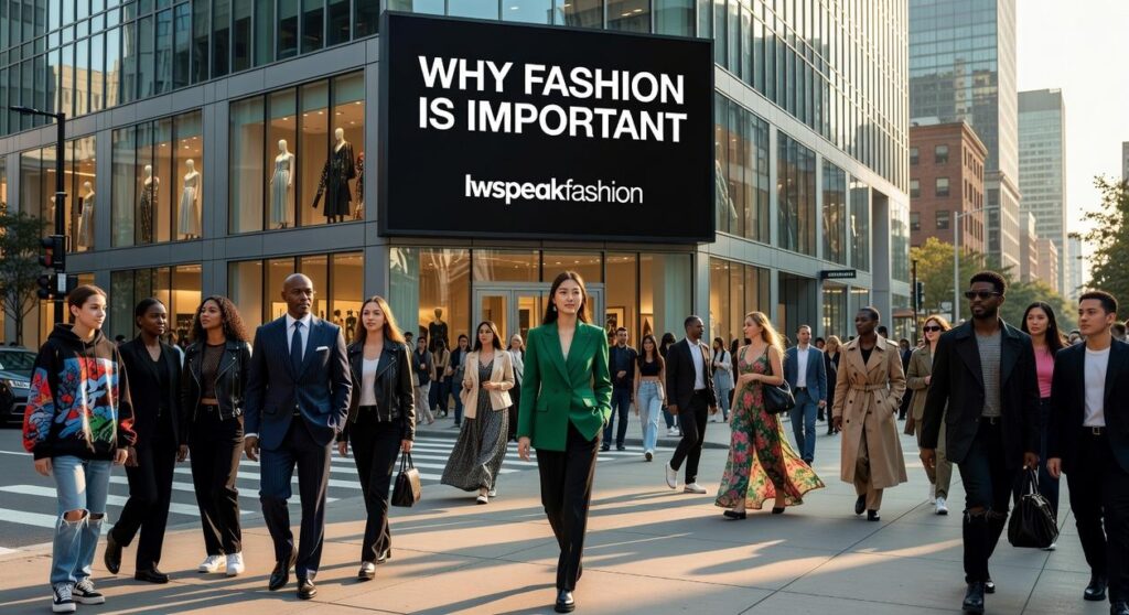 why fashion is important lwspeakfashion